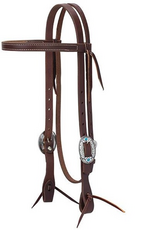 HEADSTALL BROWBAND FEATHER BUCKLE WORK TACK