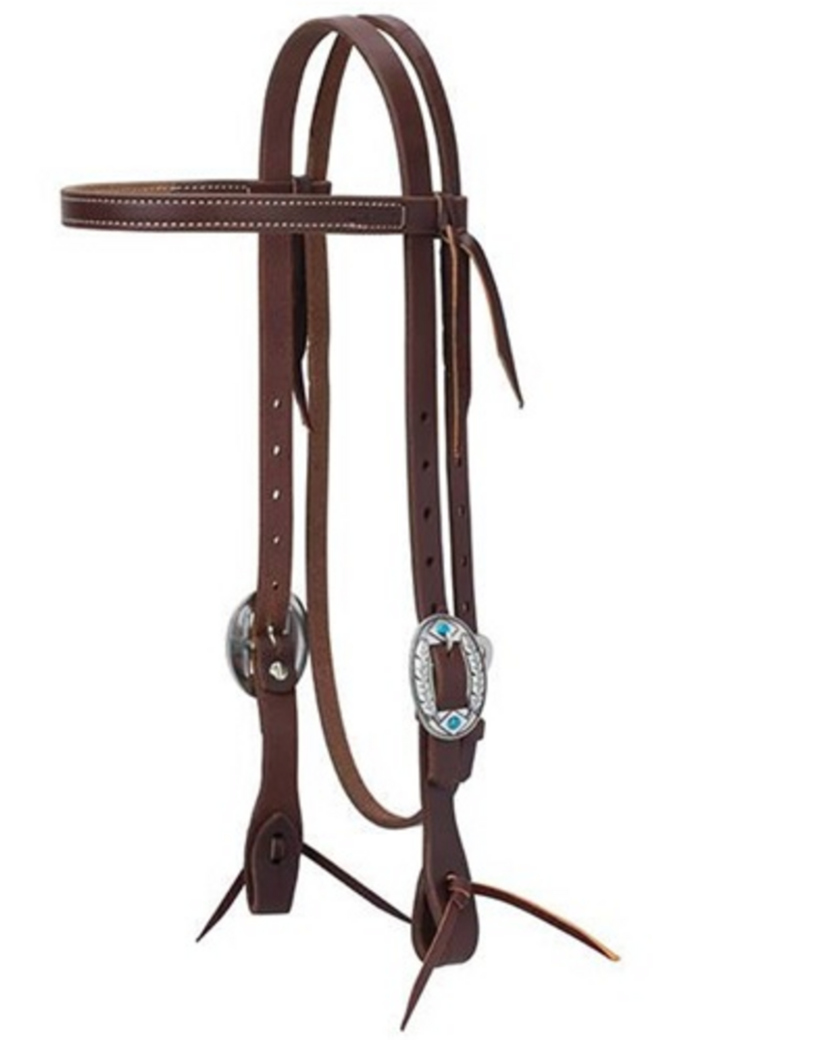 HEADSTALL BROWBAND FEATHER BUCKLE WORK TACK