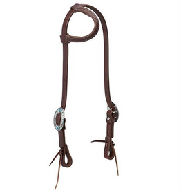 HEADSTALL SLIDING EAR FEATHER BUCKLE WORK TACK