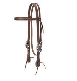 HEADSTALL BROWBAND SOUTHWEST BUCKLE