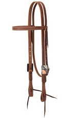 BROWBAND  HEADSTALL FLORAL BUCKLE PROTACK