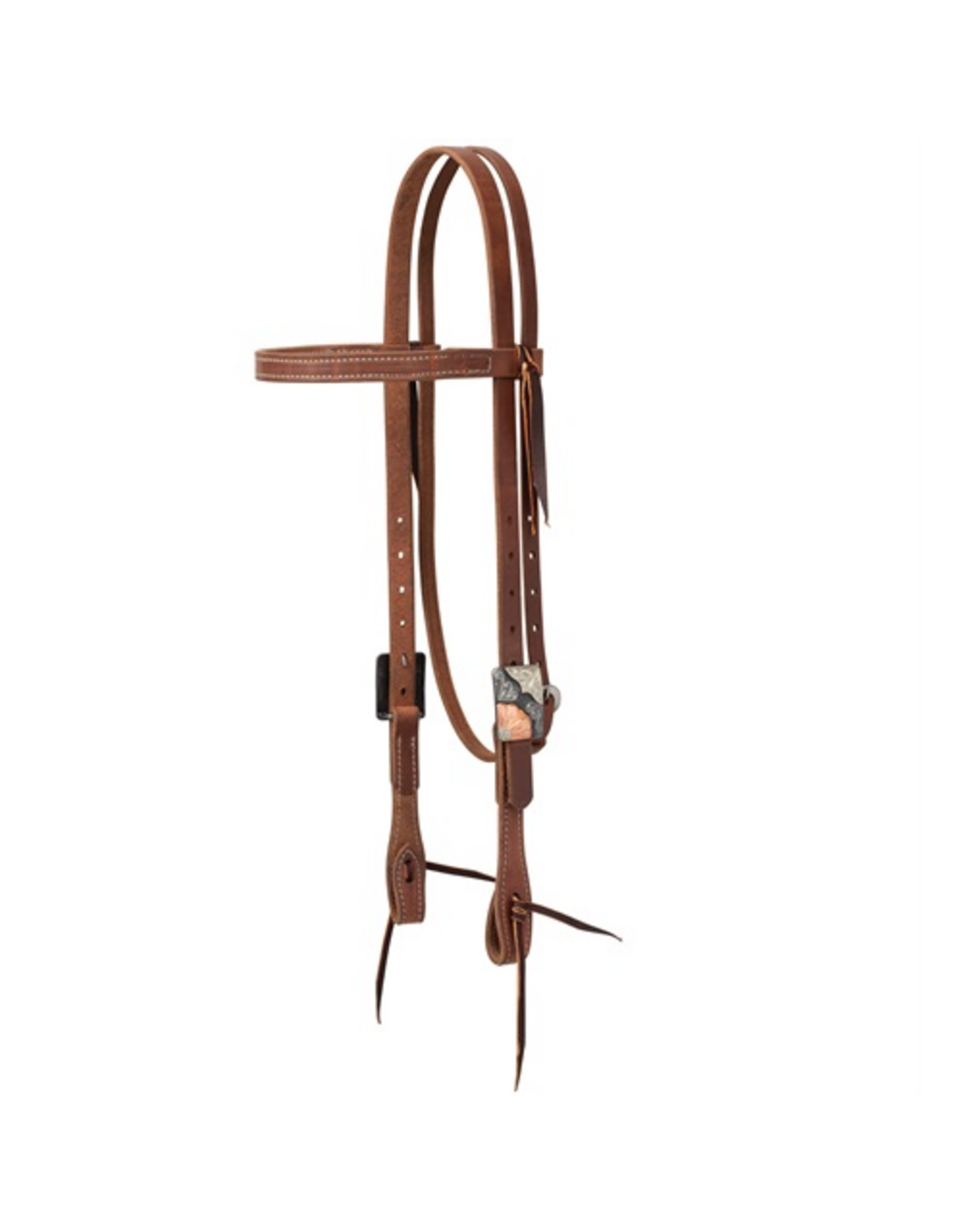 BROWBAND  HEADSTALL FLORAL BUCKLE PROTACK