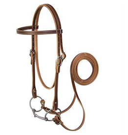 BROWBAND BRIDLE SNAFFLE BIT