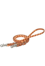BARREL REIN BRAIDED  ORANGE