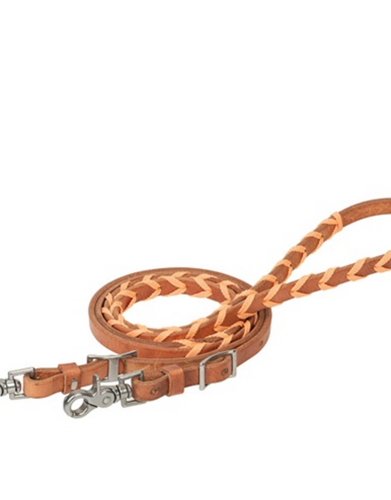 BARREL REIN BRAIDED  ORANGE