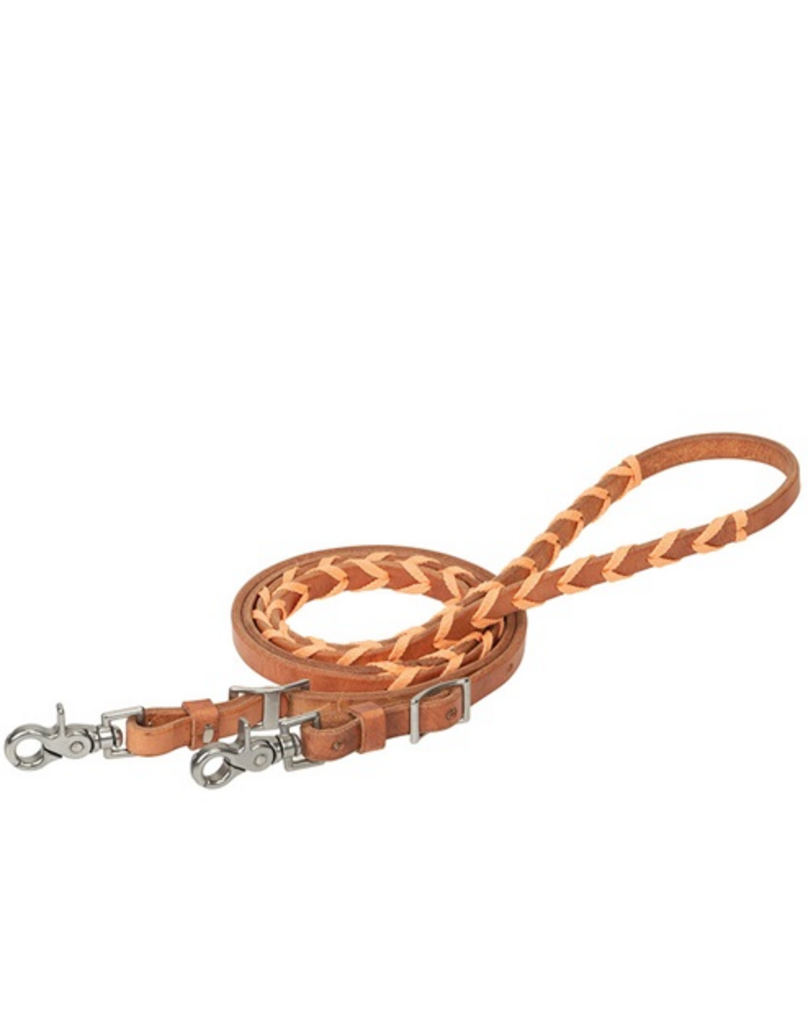 BARREL REIN BRAIDED  ORANGE