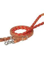BARREL REIN BRAIDED  RED