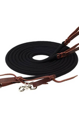 SPLIT REIN ECOLUXE BAMBOO 1/2X8' BLACK