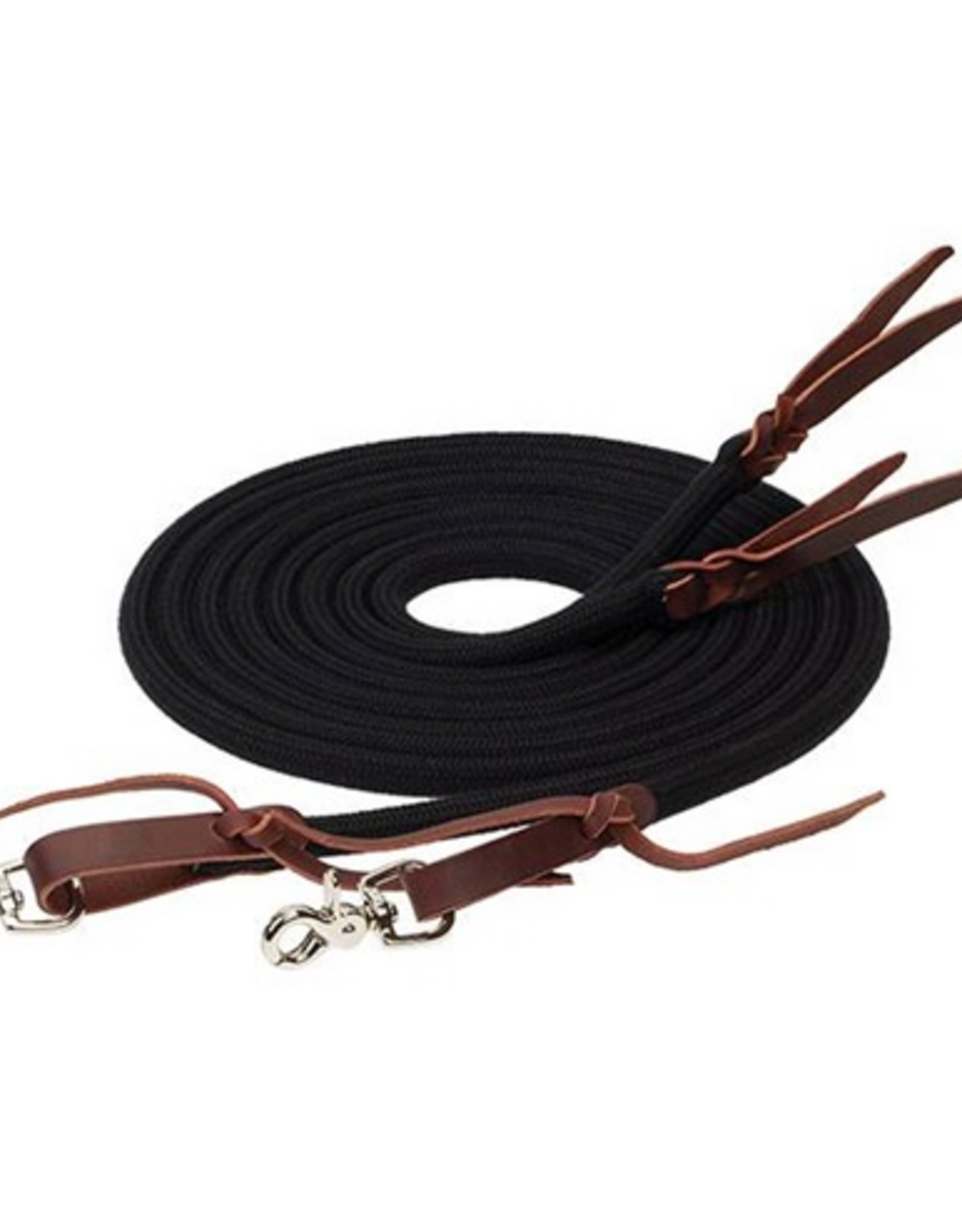 SPLIT REIN ECOLUXE BAMBOO 1/2X8' BLACK