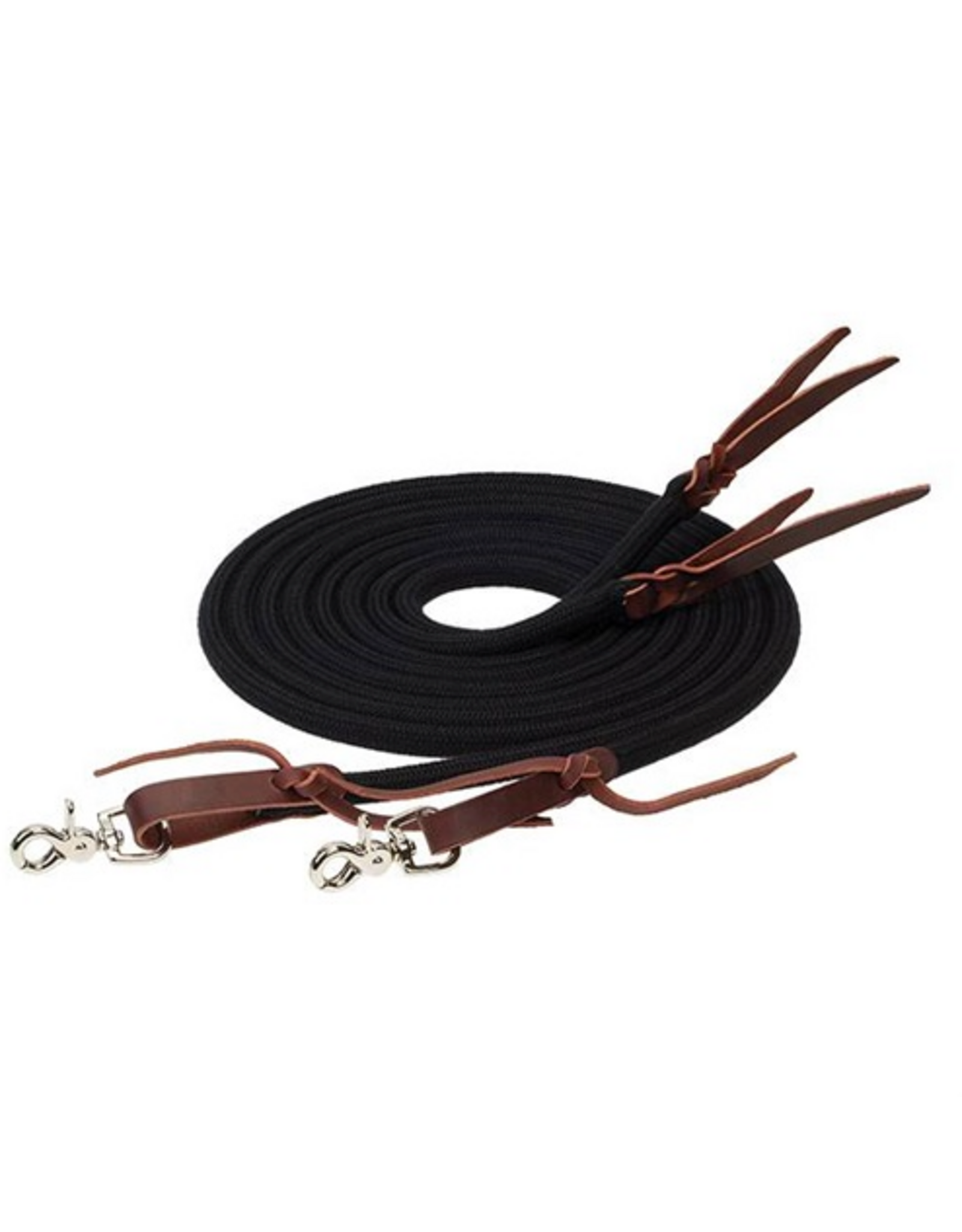 SPLIT REIN ECOLUXE BAMBOO 1/2X8' BLACK