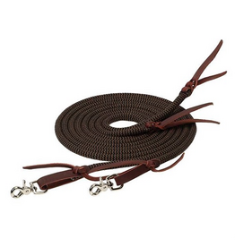 SPLIT REIN ECOLUXE BAMBOO 1/2X8' BROWN BLACK