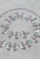 CONCHO BELT WOMENS WESTERN BUTTERFLY
