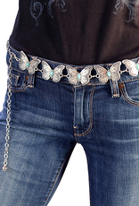 CONCHO BELT WOMENS WESTERN BUTTERFLY