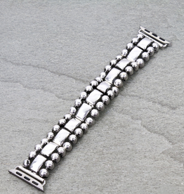 APPLE WATCH BAND METAL BUBBLE RECTANGLE