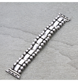 APPLE WATCH BAND METAL BUBBLE RECTANGLE