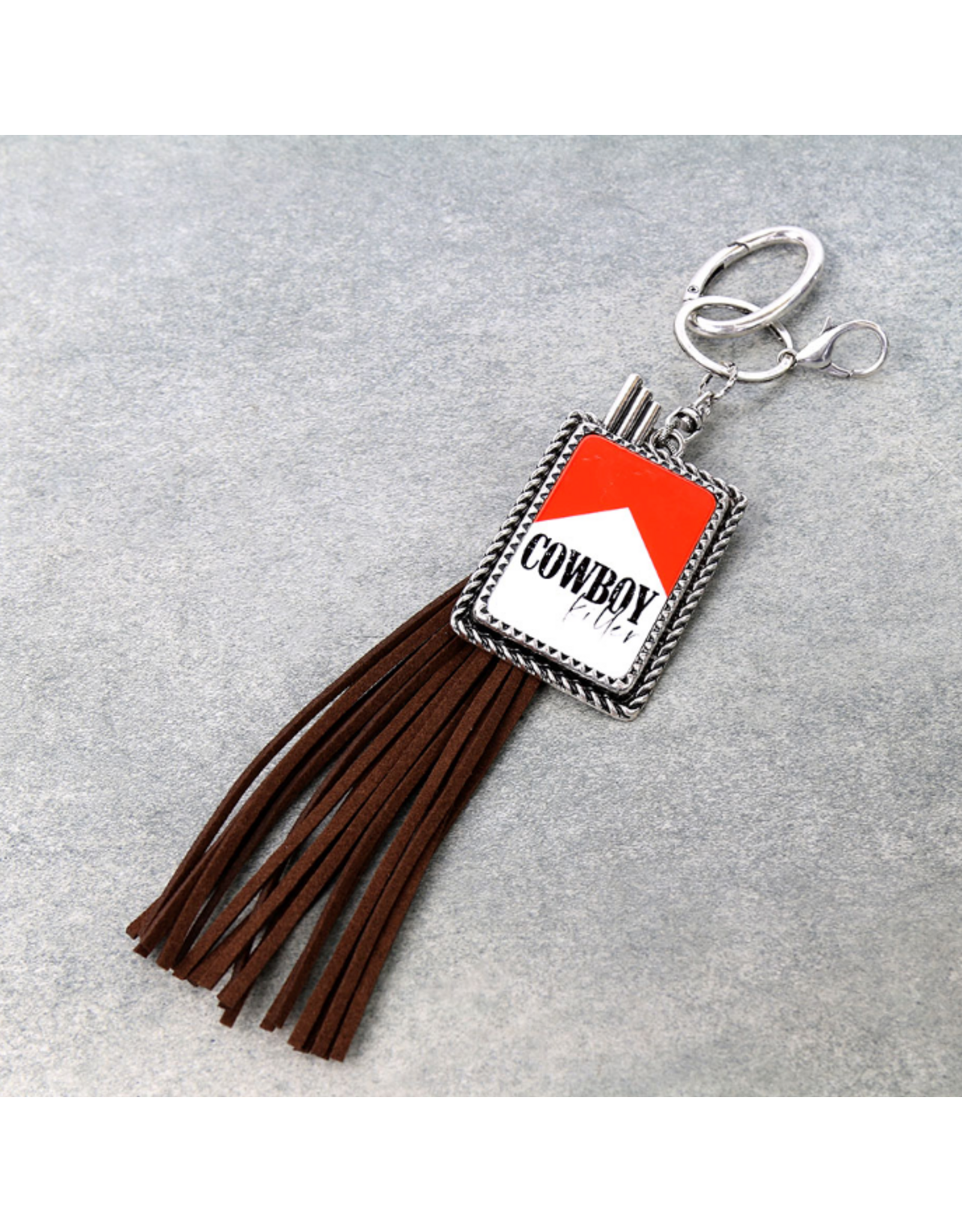 WESTERN COWBOY KILLER CIGARETTES WITH TASSEL KEYCHAIN
