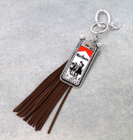 WESTERN COWBOY KILLER LIGHTER WITH TASSEL KEYCHAIN