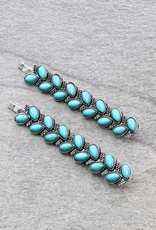 WESTERN BOBBY PINS SET OF 2 TURQUOISE STONES