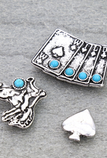HAT PIN SET WESTERN GAMBLE THEME
