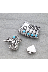 HAT PIN SET WESTERN GAMBLE THEME