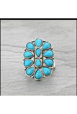 WESTERN STYLE STONE SCARF SLIDE