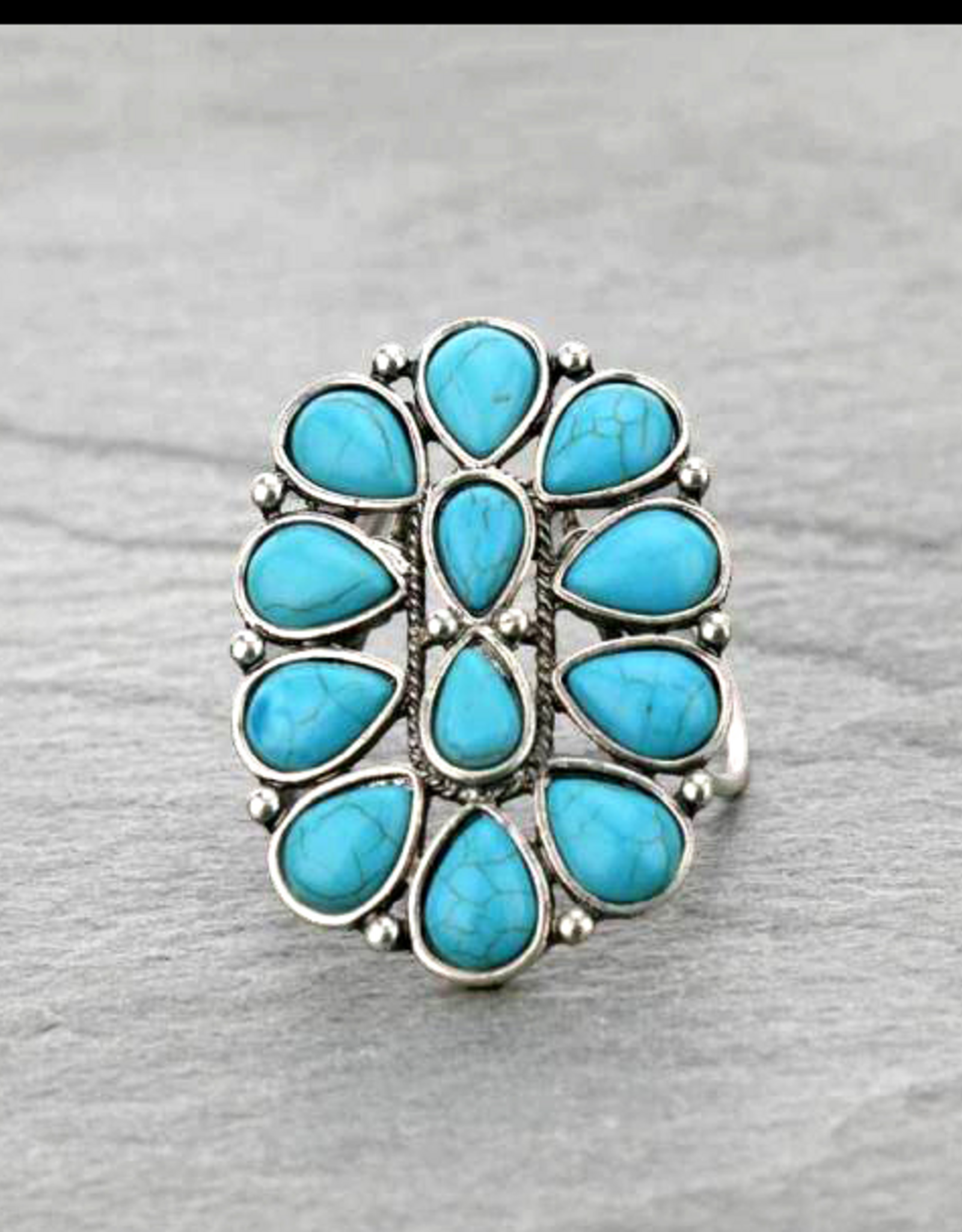 WESTERN STYLE STONE SCARF SLIDE