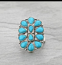 WESTERN STYLE STONE SCARF SLIDE