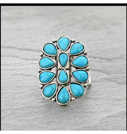 WESTERN STYLE STONE SCARF SLIDE