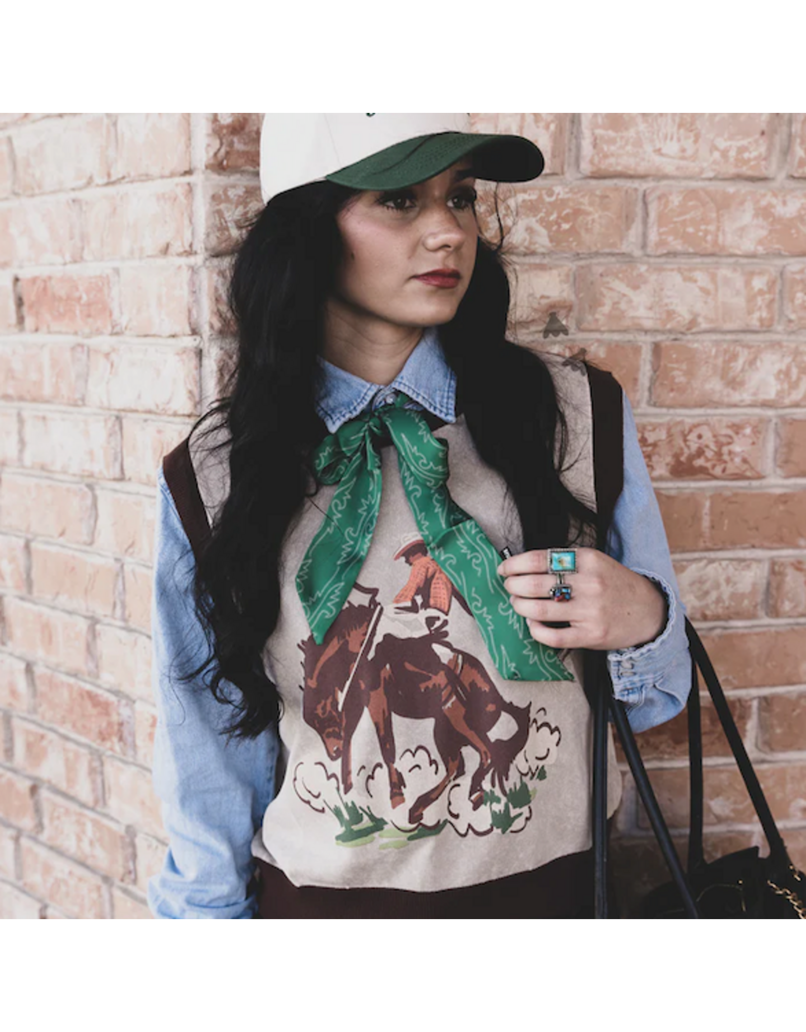 VEST SWEATER WMS BUCK YEAH