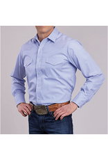 ROPER SHIRT MNS ROPER  L/S SNAP BLUE STRIPE