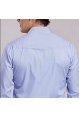 ROPER SHIRT MNS ROPER  L/S SNAP BLUE STRIPE