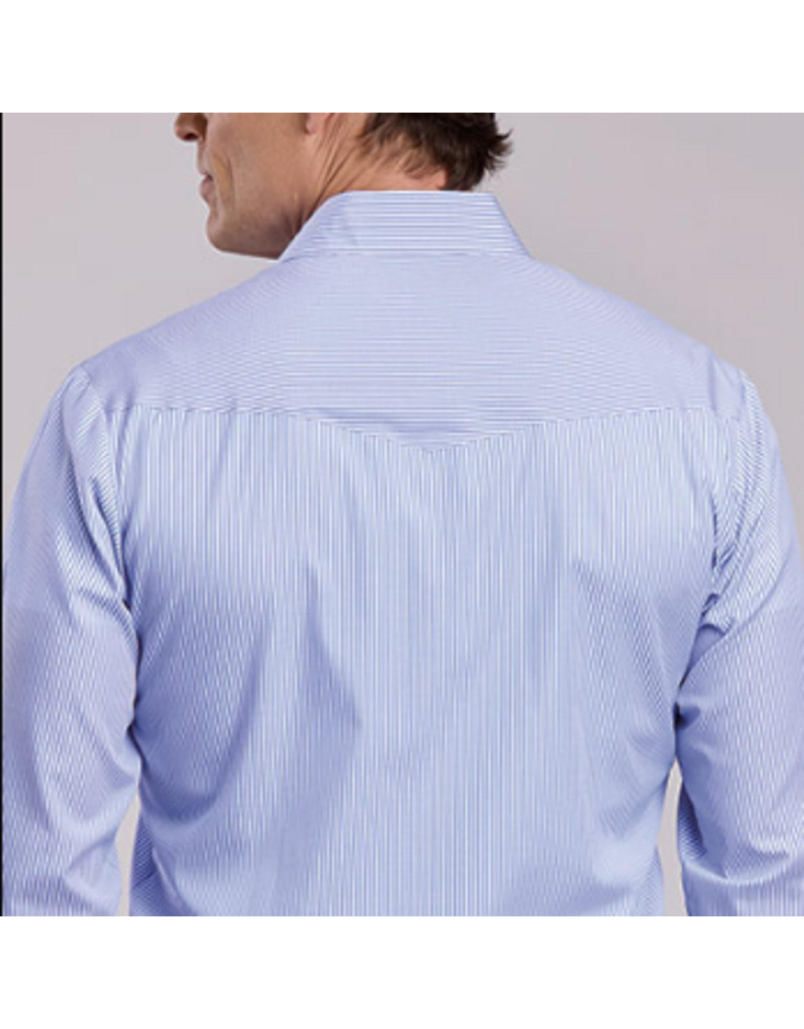 ROPER SHIRT MNS ROPER  L/S SNAP BLUE STRIPE