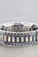 WESTERN STRETCH BRACELET TXR CHAIN DIAMOND STONES