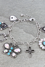 WESTERN CHARM LINK BRACELET GAMBLE