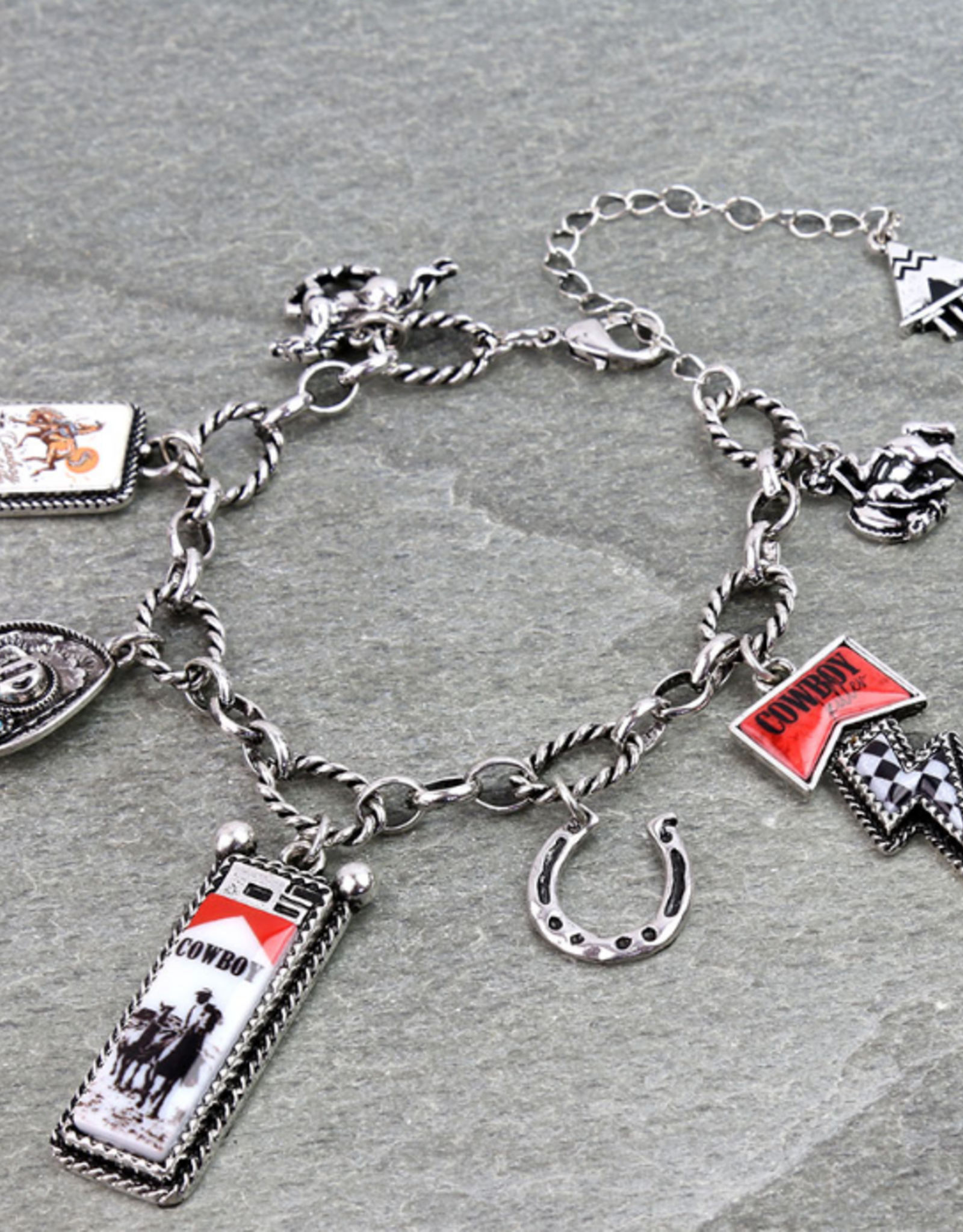 WESTERN CHARM BRACELET COWBOY KILLER