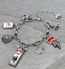 WESTERN CHARM BRACELET COWBOY KILLER