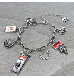 WESTERN CHARM BRACELET COWBOY KILLER