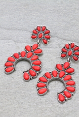 SQUASH BLOSSOM POST EARRINGS