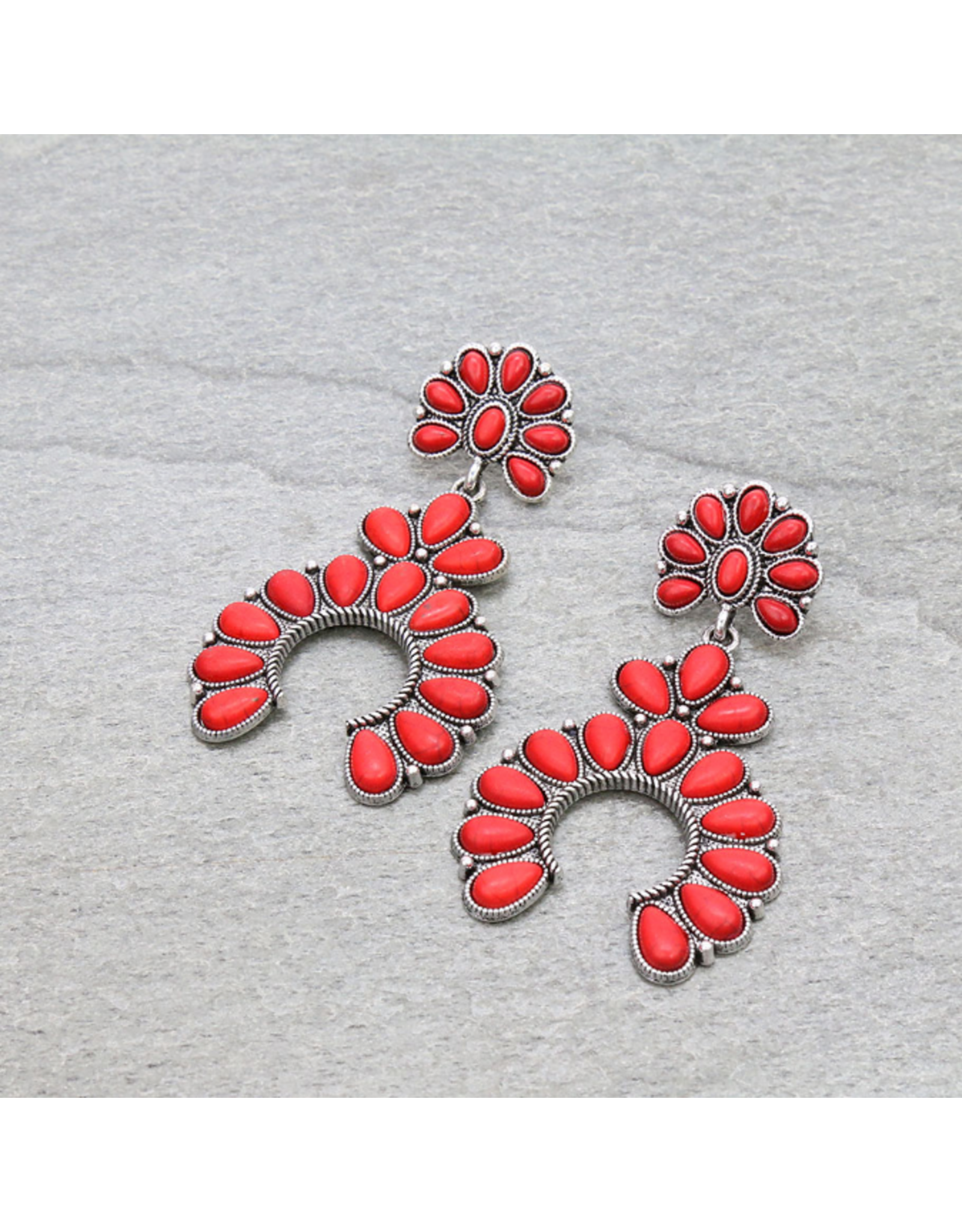 SQUASH BLOSSOM POST EARRINGS