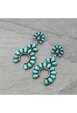 SQUASH BLOSSOM POST EARRINGS