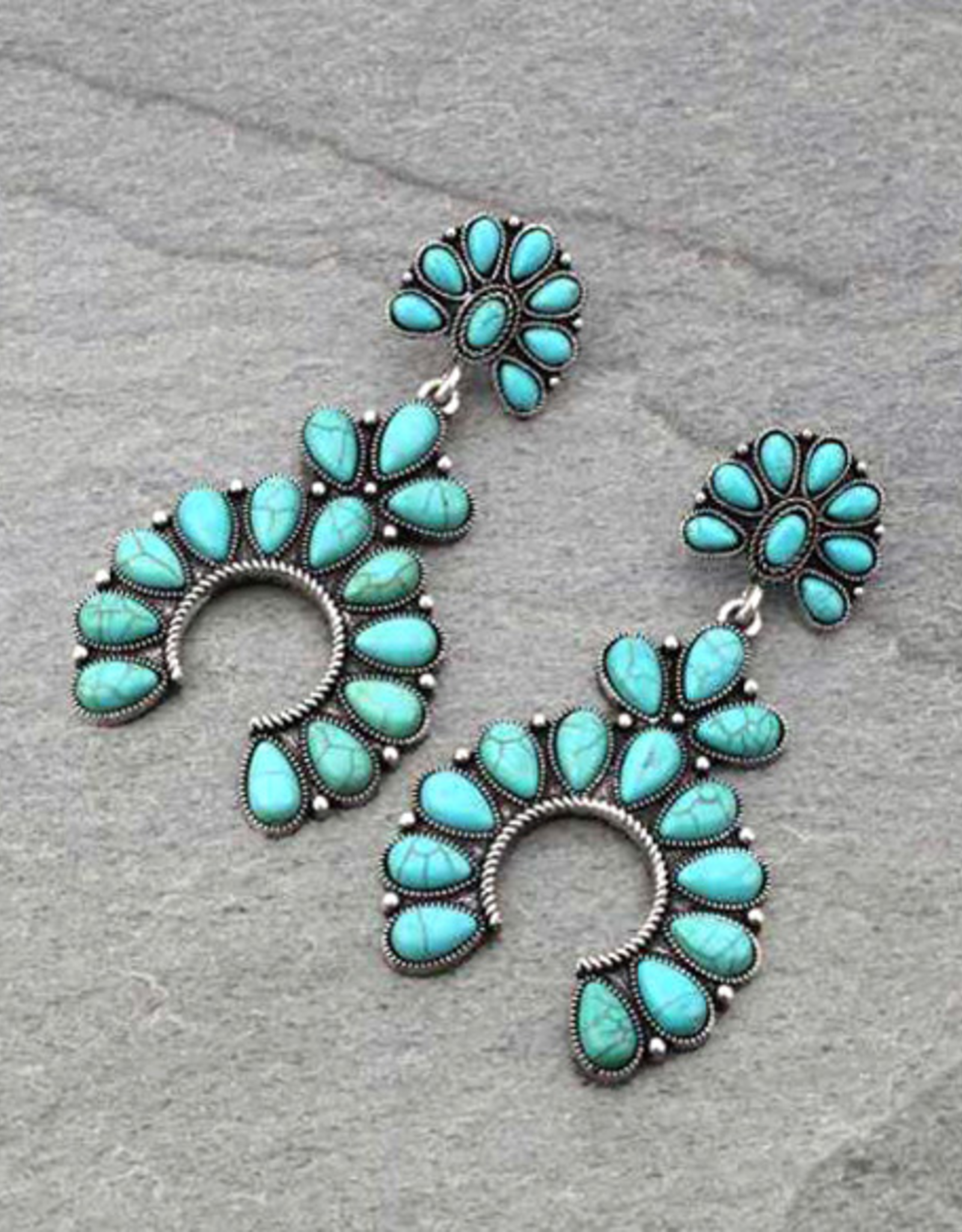 SQUASH BLOSSOM POST EARRINGS