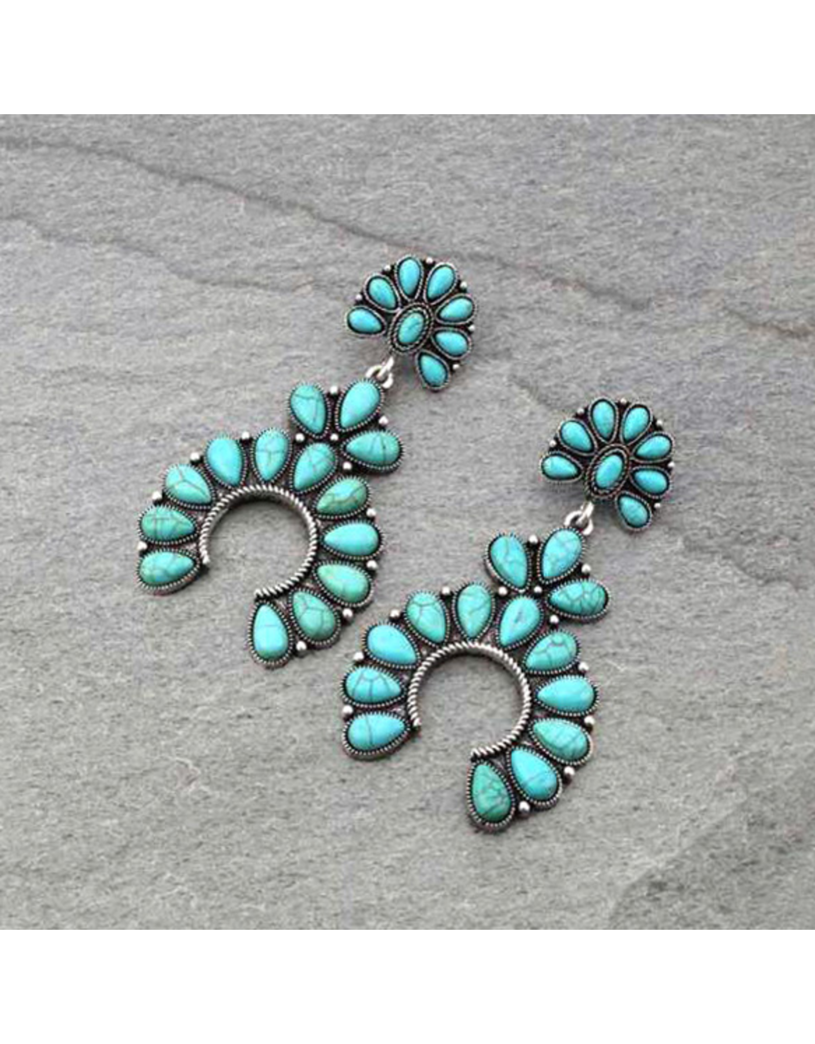 SQUASH BLOSSOM POST EARRINGS