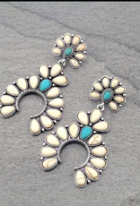 SQUASH BLOSSOM POST EARRINGS