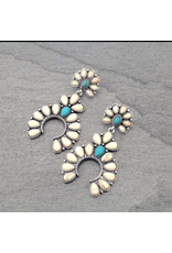 SQUASH BLOSSOM POST EARRINGS