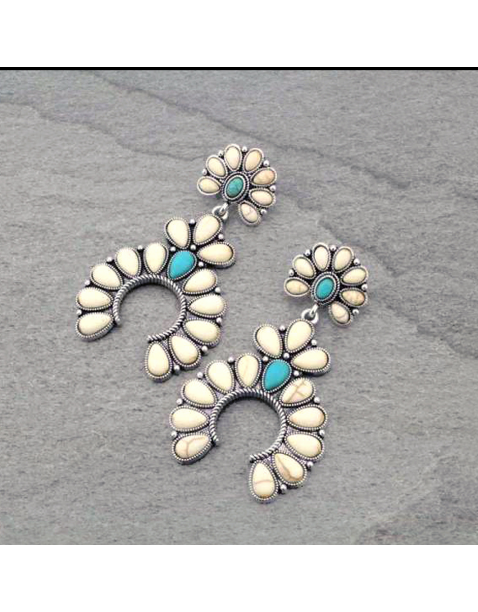 SQUASH BLOSSOM POST EARRINGS