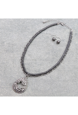 NECKLACE SET WITH EARRINGS TEXAS TEARDROP