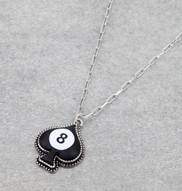 SPADE 8 BALL NECKLACE