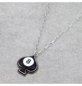 SPADE 8 BALL NECKLACE