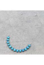 NECKLACE 13 TURQUOISE STONE "SMILE"