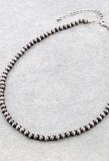 NECKLACE NAVAJO PEARL 6MM  18"